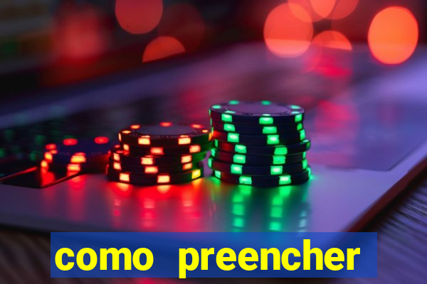 como preencher recibo de pagamento